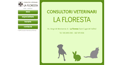 Desktop Screenshot of consultoriveterinarilafloresta.com